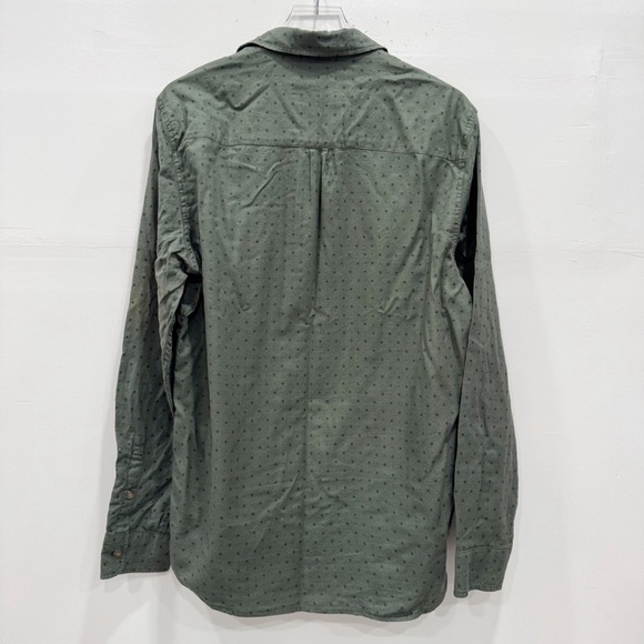 Marine Layer Green Long Sleeve Button Down Shirt XL *flawed* - Picture 7 of 8